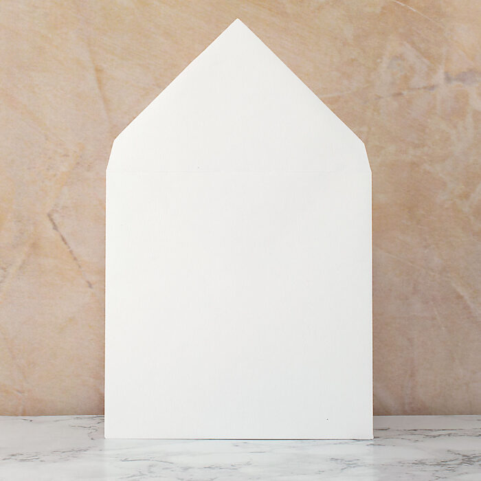 Φάκελος 17*17 αεροπορικό γομέ 120-130γρ. Λευκό γραμμωτό Chagall White