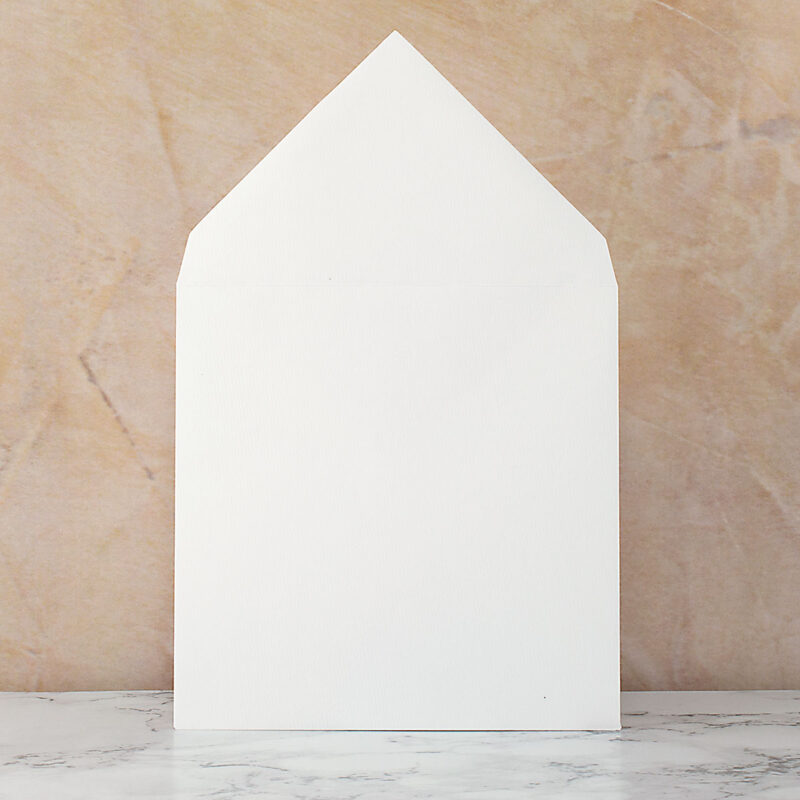 Φάκελος 17*17 αεροπορικό γομέ 120-130γρ. Λευκό γραμμωτό Chagall White