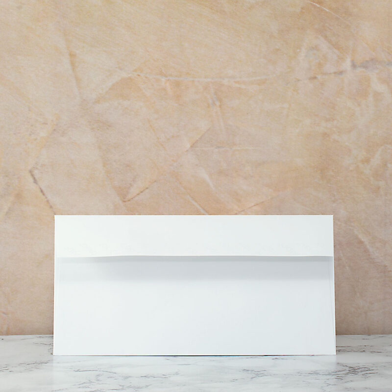 Φάκελος 11*22 καρέ αυτοκόλλητο, αεροπορικό γομέ 120γρ. Λευκό Diamond white