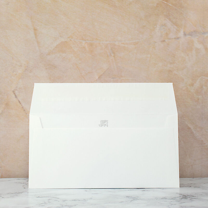 Φάκελος 11*22 καρέ αυτοκόλλητο, αεροπορικό γομέ 120γρ. Λευκό γκοφρέ