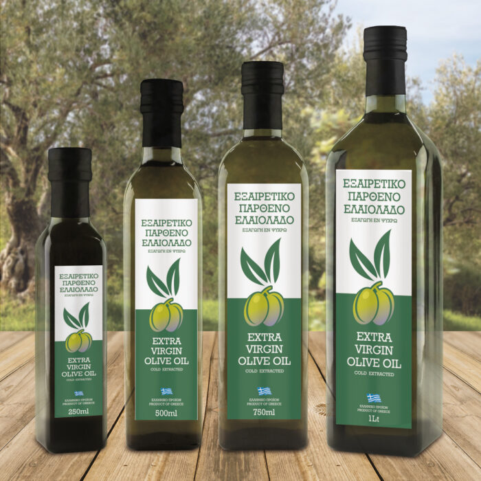 Αυτόλλητες ετικέτες Marasca Αυτοκόλλητη ετικέτα για ελαιόλαδο, καρπός ελιάς