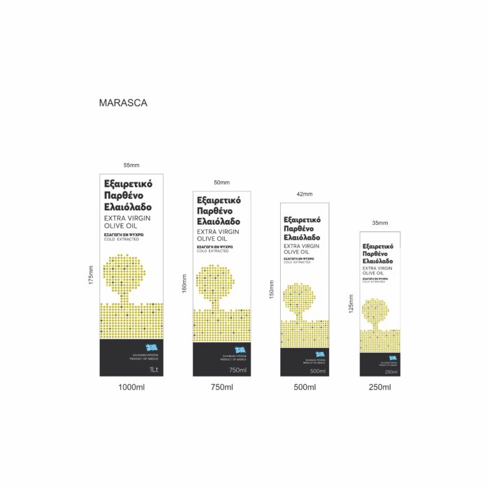 Ετικέτα εξαιρετικά παρθένου ελαιολάδου Ετικέτες ελαιολάδου σε τέσσερεις διαστάσεις με χρυσάφι μοντέρνο και αφηρημένο σχέδιο δέντρου ελιάς.