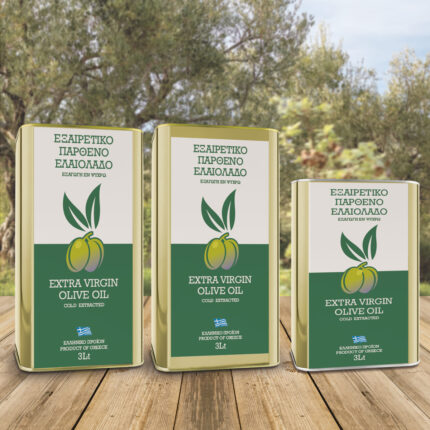 Αυτοκόλλητη ετικέτα για ελαιόλαδο, καρπός ελιάς
