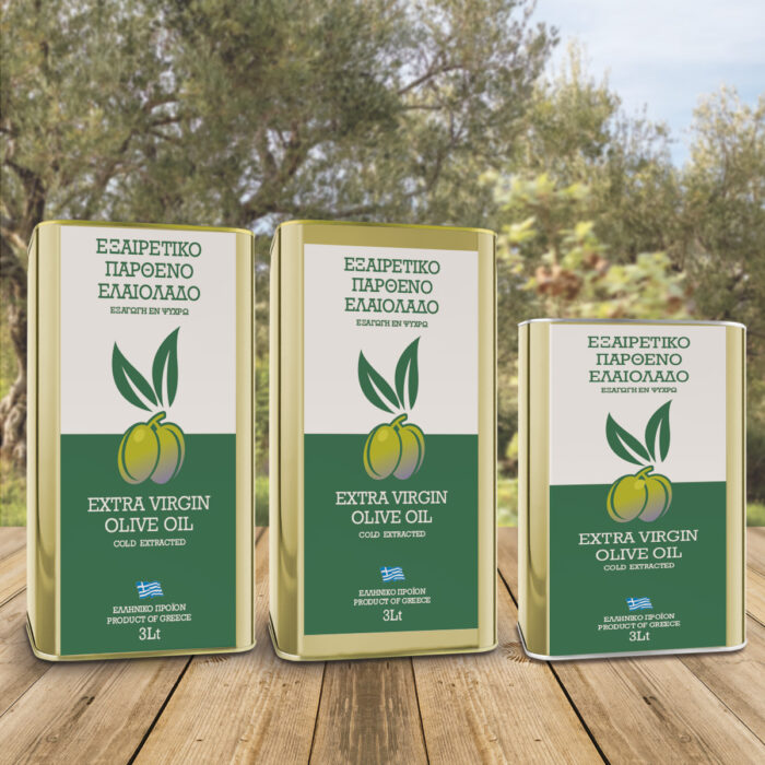 Αυτοκόλλητη ετικέτα για ελαιόλαδο, καρπός ελιάς