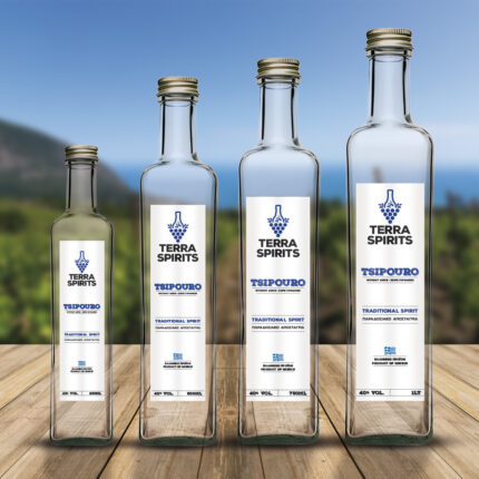 Ετικέτες Τσίπουρου για φιάλη Marasca 03